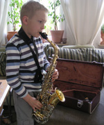Konrad the Bird Meinken - mit seinem Altsaxophon